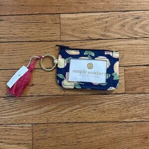 NEW Simply Southern Key Ring Wallet Lemons New with tags